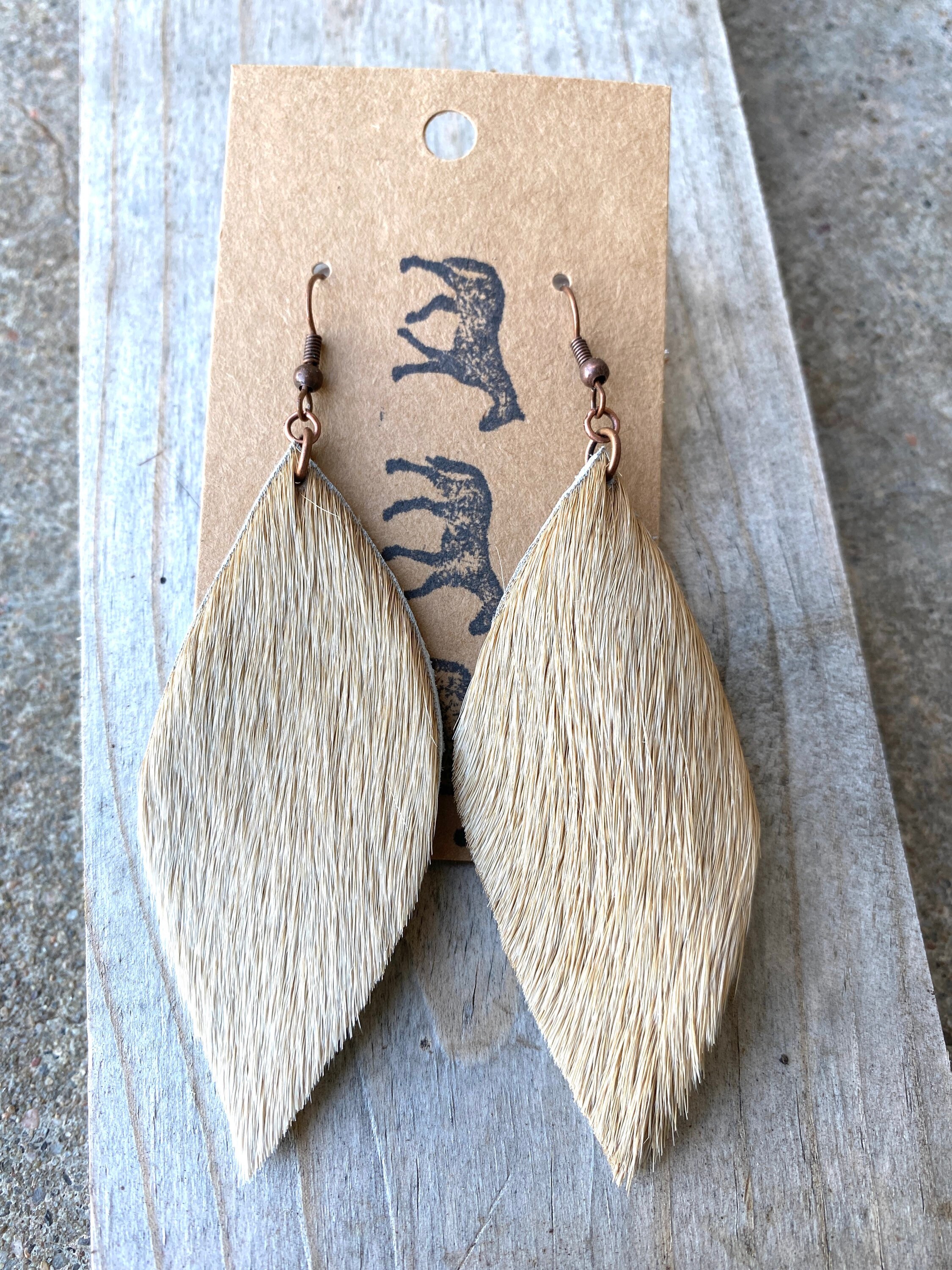 Western Cowhide Earrings gifts for her western fashion Etsy