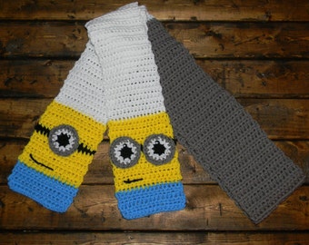 Crochet Despicable Me Minion Scarf