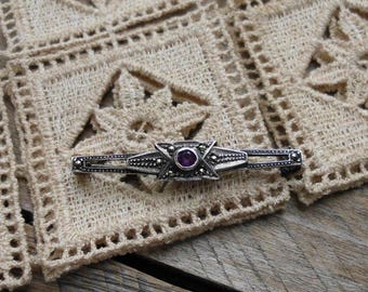 Bracelet en argent et grenouilles améthystes | Kaufen auf