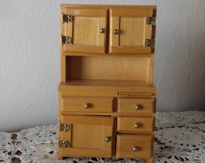 Dollhouse Country Kitchen Cupboard Etsy