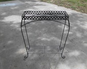 Tall Wrought Iron Plant Stand