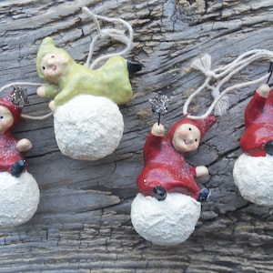 Bezaubernde Weihnachtselfe - Ornament Set