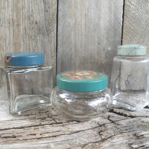 Glass Vanity Bottle Set