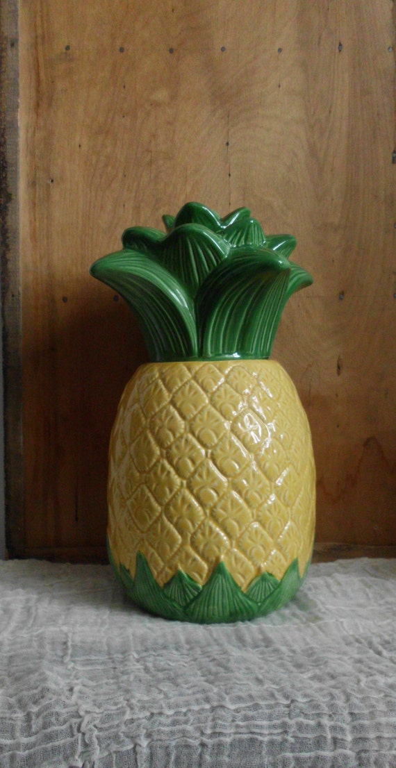 Treasure Craft Pineapple Cookie Jar Etsy