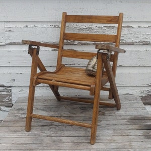 Antique childrens wood chair folding - Etsy 日本