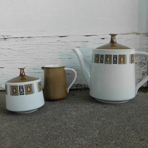 Mid Century Mod Coffee or Teapot Service - Royal Ceramics Japanware