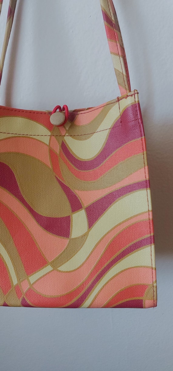 Mod Peach Pink Y2K Handbag - image 3