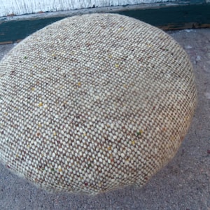Small Vintage Recovered  Pine Milking Stool