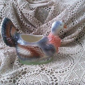 Ceramic Turkey Planter