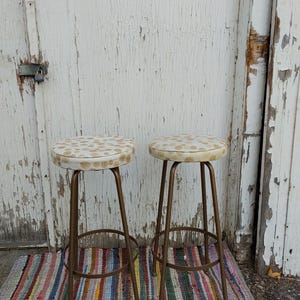 Authentic Vintage Mid Mod Bar Stools