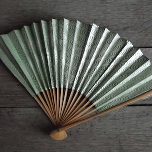 Vintage Bamboo & Paper Fan