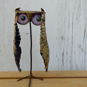 Fab Mid Mod Brutalist Owl Sculpture