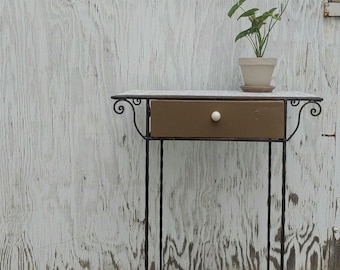 Soporte para plantas de hierro forjado