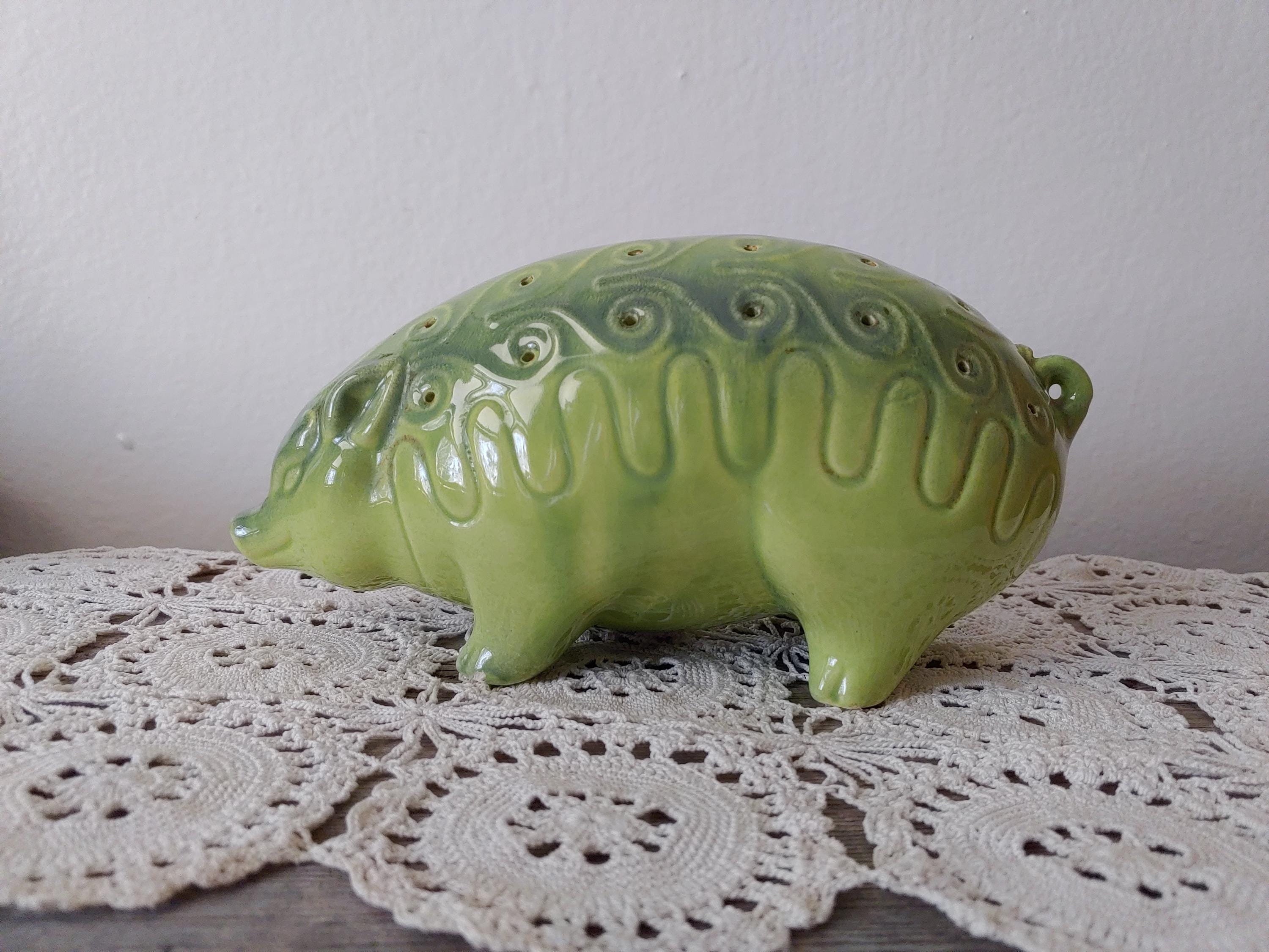 Adorable Green Pig Toothpick Holder - Etsy