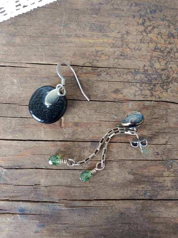 Celestial Glass Dangle Earrings - image 14