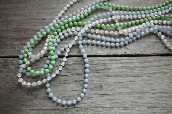Long Beaded Flapper Necklace - Hippie Necklace - image 3