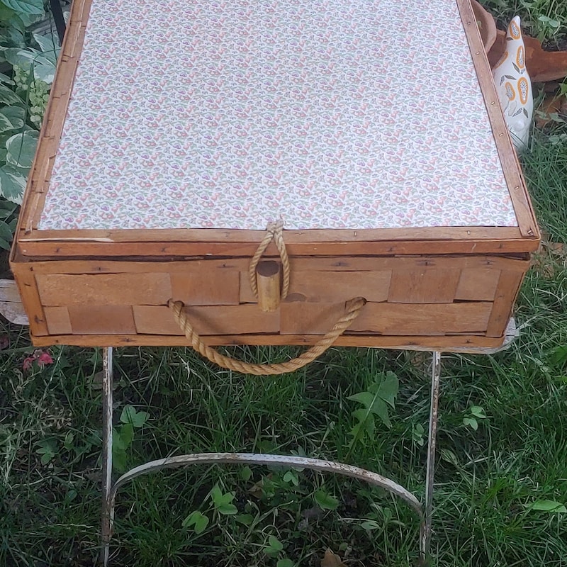 Antique Picnic Basket - Etsy