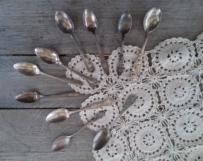 Antique Baby Spoon Collection Etsy