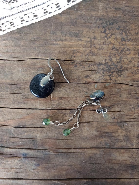 Celestial Glass Dangle Earrings - image 13