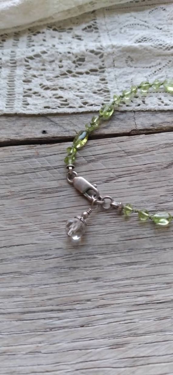 Peridot Crystal Bracelet - image 4