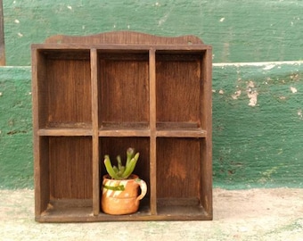 all kinds of goodies Sturdy Country Shelf for Collectibles Curios 
