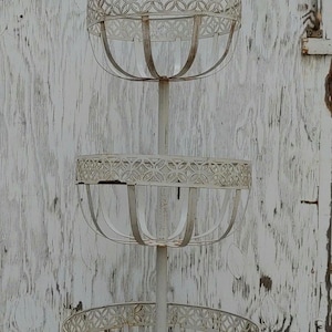 Large Three Tiered Plant Baskets - Farmhouse Wedding Decor