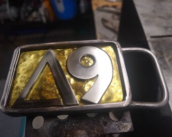 DELTA 9 THC Marijuana inspired Belt buckle.