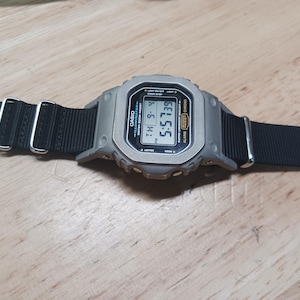 Custom DW5600 Nato stainless WELDED SHELL Plastic Lug BYPASS