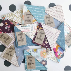 Handmade Bookmark, Corner Bookmark, Fabric Bookmark