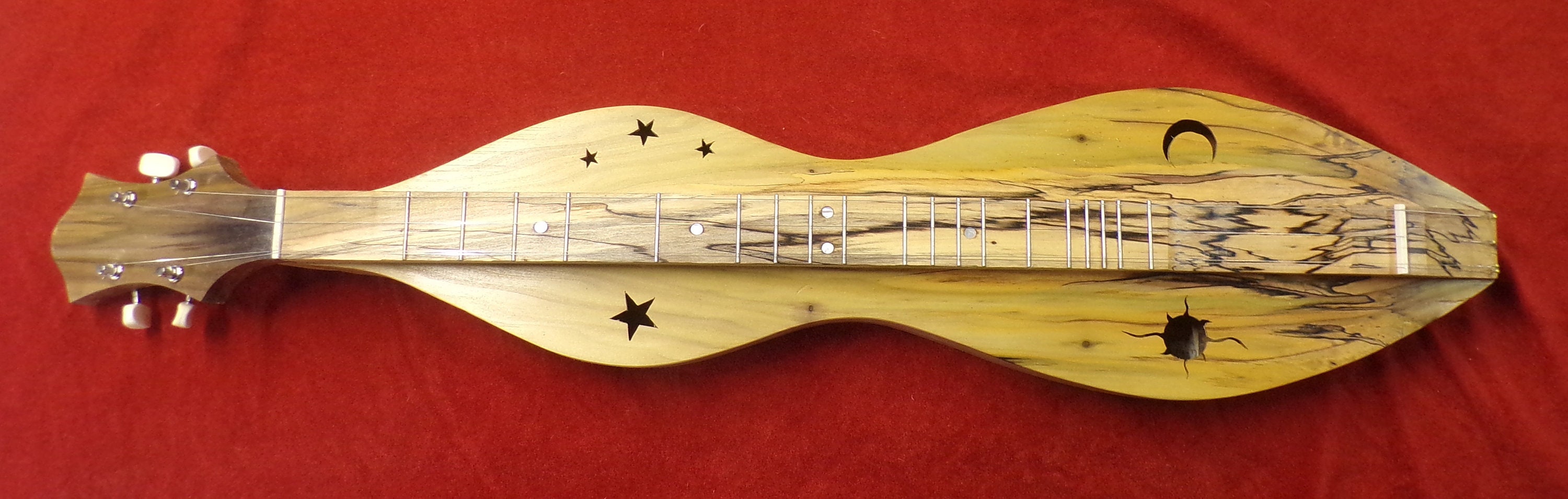 Spalted poplar dulcimer