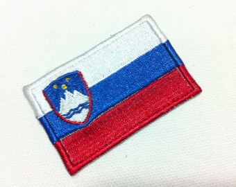 Slovenia National Flag Embroidered Iron On//Sew On Patch Badge For Jeans etc
