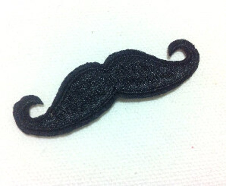 ALW Lot Of 2 Cartoon Black Beard Embroidered Iron on Applique Patch 6 x 2 cm