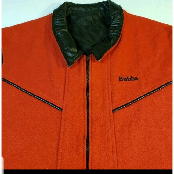 Rockabilly Tioga Territory Red Wool and Leather Work Vest 