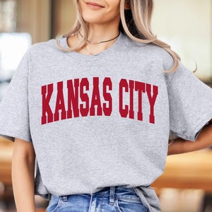 Kansas City Red Varsity PNG 300dpi Digital Design DTF Screen Print Instant Download Football Kansas City