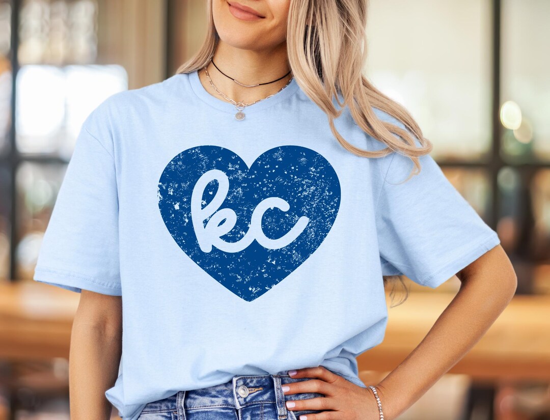 Kansas City KC Script Heart | 4 Color Options | PNG 300dpi | Digital ...