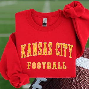 Kansas City Football Vintage PNG 300dpi  Digital Design - Sublimation DTF Screen Print Instant Download Kansas City Football