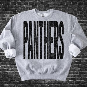 TSY × HOTEL】BLACK PANTHER SWEAT / GRAYHotel Black panther