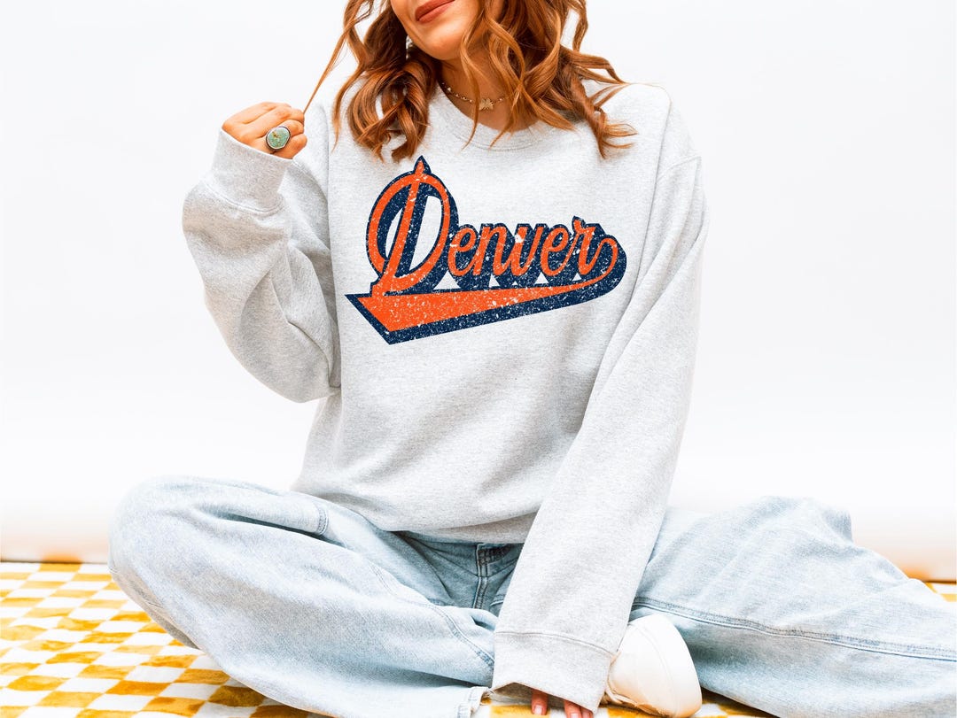 Denver Sporty Script Retro Vintage | PNG Digital Design | Instant ...