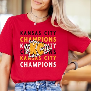 Kansas City Meister wiederholen hell Leopard KC Pfeil PNG 300dpi Digital Design DTF Sieb Druck Sofort-Download Fußball Kansas City