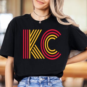 Kansas City KC Lines 3 Variations PNG 300dpi Digital Design dtg DTF Screen Print Instant Download Football Kansas City
