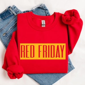 Red Friday | PNG 300dpi | Digital Design | DTF Screen Print | Instant Download | Kansas City