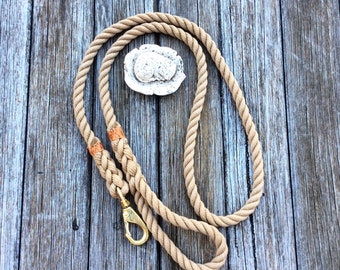 BROWN DOG LEASH handmade using the finest rope and fittings available.