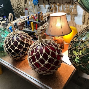 FISHING FLOAT RENETTING Yes We Can Re Net Your Old Glass Fishing