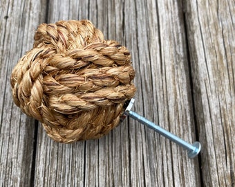 ROPE DRAWER KNOBS handmade for drawers, doors and cupboards using the finest marine grade rope available