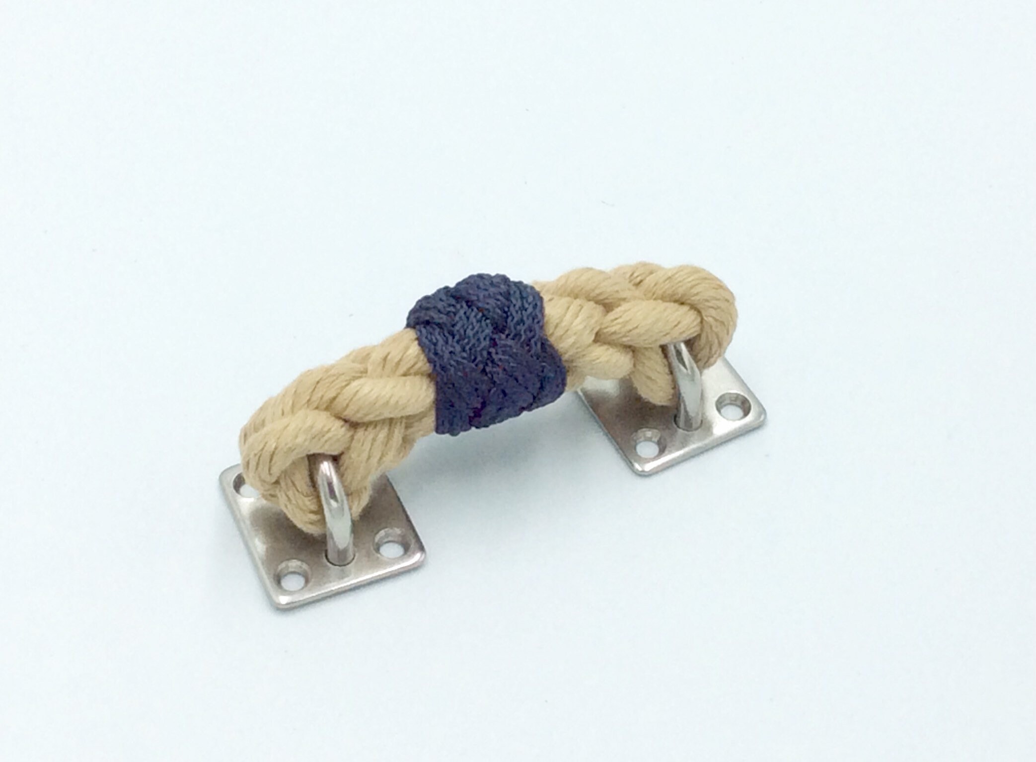 ROPE DRAWER PULL 4 1/4 beige rope handle pull with Etsy