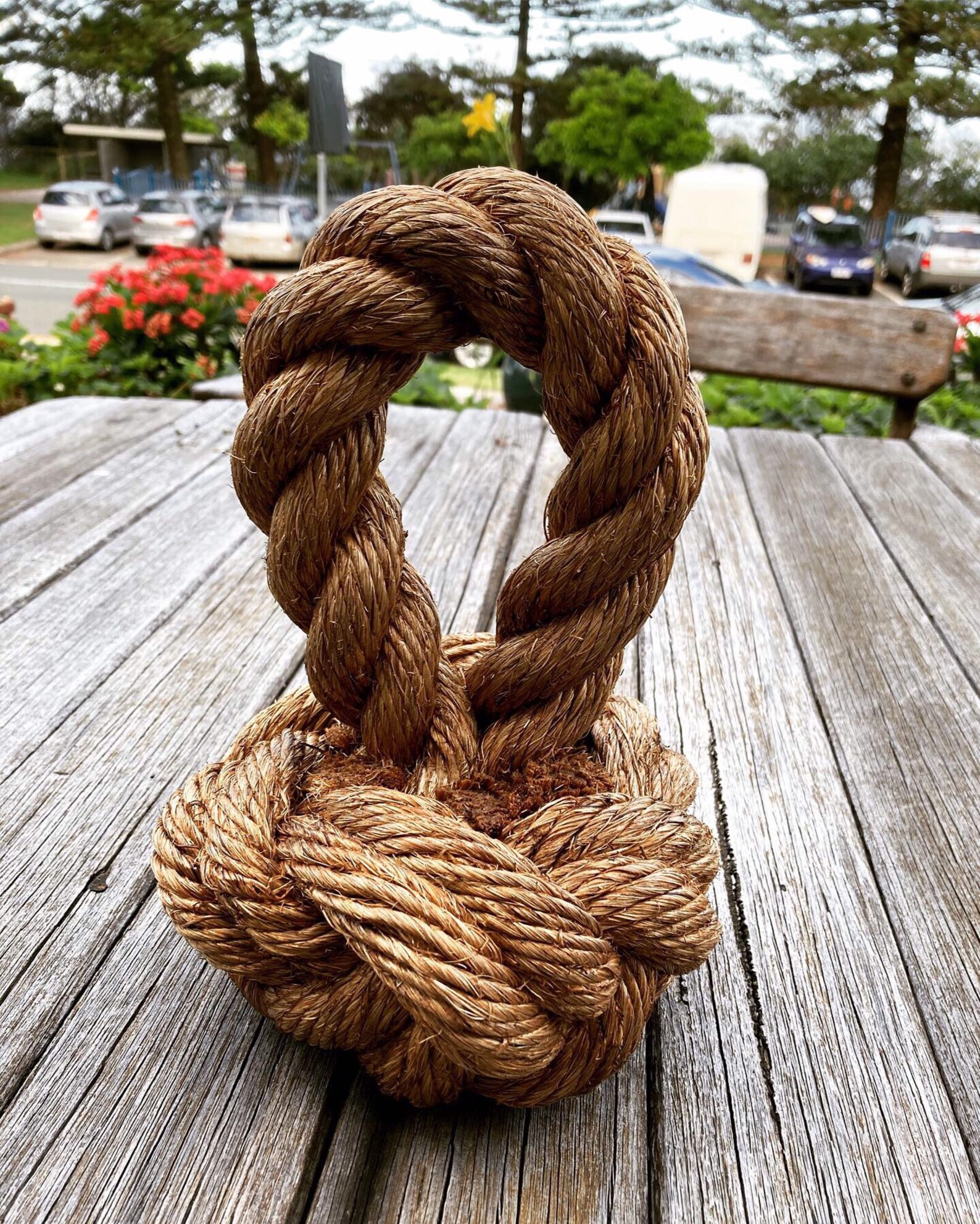 DOORSTOP NATURAL ROPE Handmade Using a Nautical Marlinspike Etsy