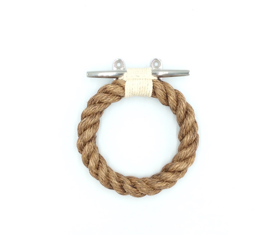 ROPE TOWEL RING Holder Handmade From Natural Rope for - Etsy UK