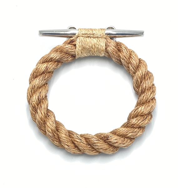 Buy ROPE TOWEL RING Handmade Using Natural Manila Rope for Bathroom.  Kitchen, Boat or Outdoors Undercover. Online in India 