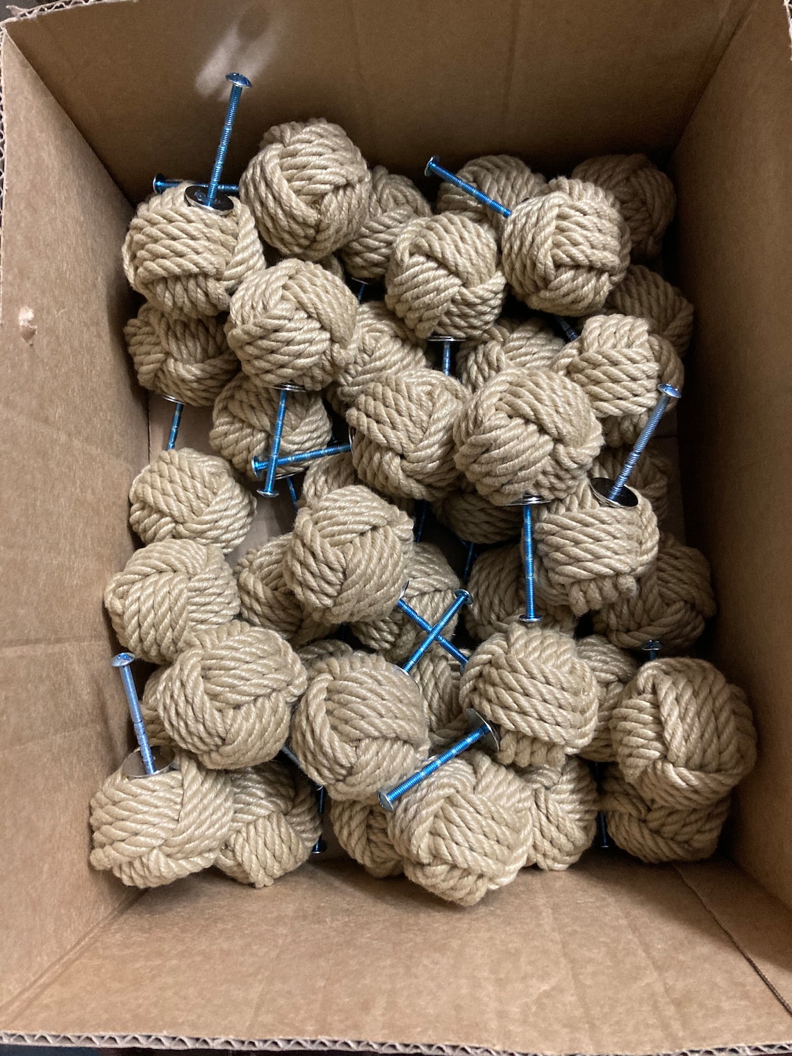 ROPE DRAWER KNOBS Handmade for Drawers Doors and Cupboards Etsy