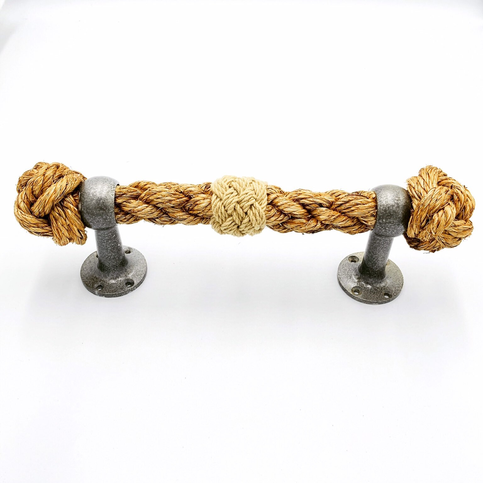 ROPE HANDLE PULL 8 brown rope drawer pull with Etsy